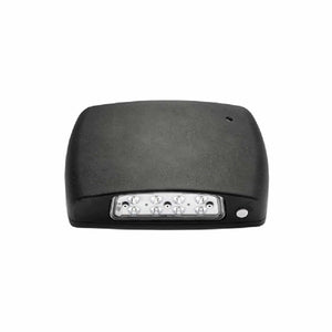 Isolite OWL-AC-BK-MB 17W Outdoor Wet Location LED Emergency Light, AC Only, Photocell, 120-277V, Black Frame, Back Mount