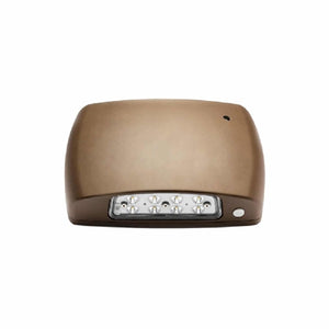 Isolite OWL-AC-BZ-MB 17W Outdoor Wet Location LED Emergency Light, AC Only, Photocell, 120-277V, Bronze Frame, Back Mount