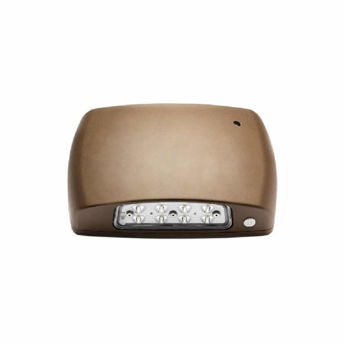 Isolite OWL-AC-BZ-MB 17W Outdoor Wet Location LED Emergency Light, AC Only, Photocell, 120-277V, Bronze Frame, Back Mount