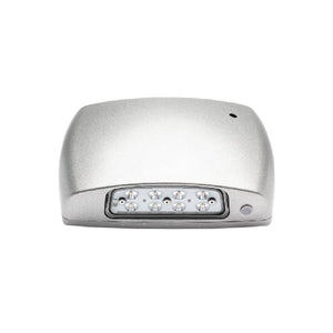 Isolite OWL-AC-SL-MB 17W Outdoor Wet Location LED Emergency Light, AC Only, Photocell, 120-277V, Silver Frame, Back Mount
