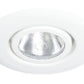 Juno Recessed Lighting 10-WH (10 WH) 4" Line Voltage Flush Gimbal Ring Trim, White Trim
