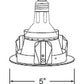 Juno Recessed Lighting 12W-ABZ (12 WABZ) 4" Line Voltage Perimeter Frosted Lens Trim, Aged Bronze Trim