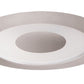 Juno Recessed Lighting 12W-SC (12 WSC) 4" Line Voltage Perimeter Frosted Lens Trim, Satin Chrome Trim