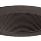 Juno Recessed Lighting 14B-BL (14 BBL) 4" Line Voltage Baffle Downlight Trim, Black Baffle, Black Trim