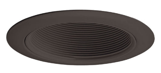 Juno Recessed Lighting 14B-BL (14 BBL) 4" Line Voltage Baffle Downlight Trim, Black Baffle, Black Trim