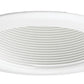 Juno Recessed Lighting 14W-WH (14 WWH) 4" Line Voltage Baffle Downlight Trim, White Baffle, White Trim