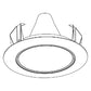 Juno Recessed Lighting 17HYP2-HZ-WH (17HYP2 HZWH) 4" LED Hyperbolic Reflector Trim, Haze Cone, White Trim Ring