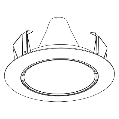 Juno Recessed Lighting 17HYP2-WHZ-WH (17HYP2 WHZWH) 4" LED Hyperbolic Reflector Trim, Wheat Haze Cone, White Trim Ring