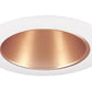 Juno Recessed Lighting 17WHZ-WH (17 WHZWH)  4" Line Voltage Reflector Downlight Trim, Wheat Haze Reflector, White Trim