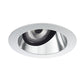 Juno Aculux Recessed Lighting 2001C-SFWH (2AC CS WHSF WET) 2" LED Round Adjustable Angle Cut Lensed Cone, Clear Specular Self Flanged White Trim