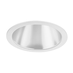 Juno Aculux Recessed Lighting 2002C-FM 2" LED, Low Voltage Round Lensed Downlight, Clear Specular Flush Mount Trim