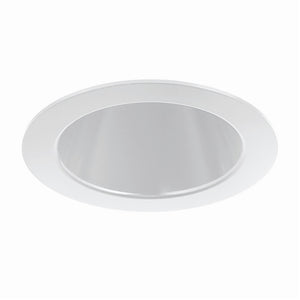 Juno Aculux Recessed Lighting 2002HZ-SF 2" LED, Low Voltage Round Lensed Downlight, Haze Specular Self Flanged Trim