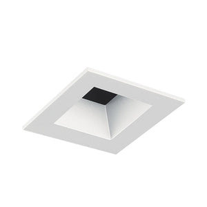 Juno Aculux Recessed Lighting 2002SQHZ-FM 2" LED Square Reflector, Lensed, Haze Flush Mount Trim