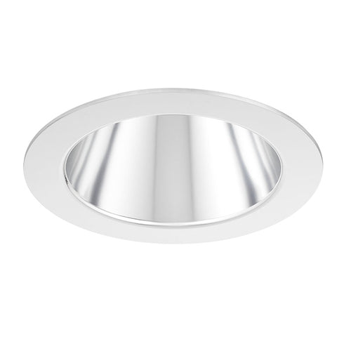 Juno Aculux Recessed Lighting 2007C-SF 2007C-SF 2" LED Round Parabolic Downlight Clear Specular Self Flanged Trim