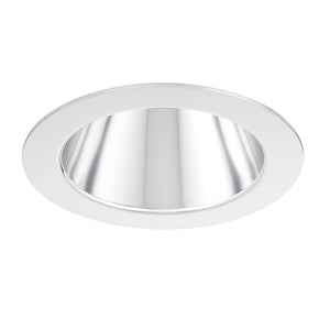 Juno Aculux Recessed Lighting 2007C-SFWH 2007C-SFWH 2" LED Round Parabolic Downlight Clear Specular Self Flanged White Trim