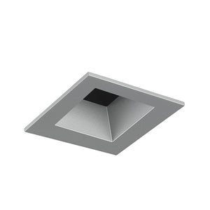 Juno Aculux Recessed Lighting 2007SQHZ-FM 2" LED Square Parabolic Downlight Reflector, Flush Mount Haze Trim