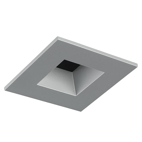 Juno Aculux Recessed Lighting 2007SQHZ-SFWH 2" LED Square Parabolic Downlight Reflector, Haze Deep Cone, Self Flanged WhiteTrim