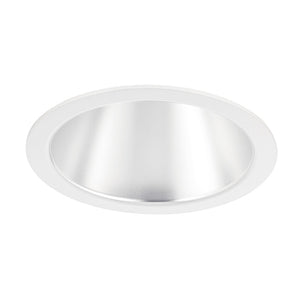 Juno Aculux Recessed Lighting 2007W-FM 2007W-FM 2" LED Round Parabolic Downlight White Specular Flush Mount Trim