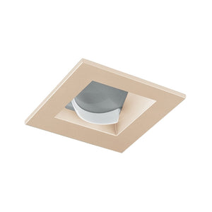 Juno Aculux Recessed Lighting 2009SQWHZ-FM 2" LED Square Architectural Wall Wash, Wheat Haze Flush Mount Trim
