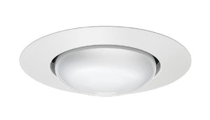 Juno Recessed Lighting 201N-WH (201N WH) 5" Line Voltage Open Frame BR30 Trim, White Trim