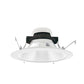 Juno Recessed Lighting 204HYP2-HZ-WH (204HYP2 HZWH) 5" LED Hyperbolic Reflector Trim, Haze Cone, White Trim Ring