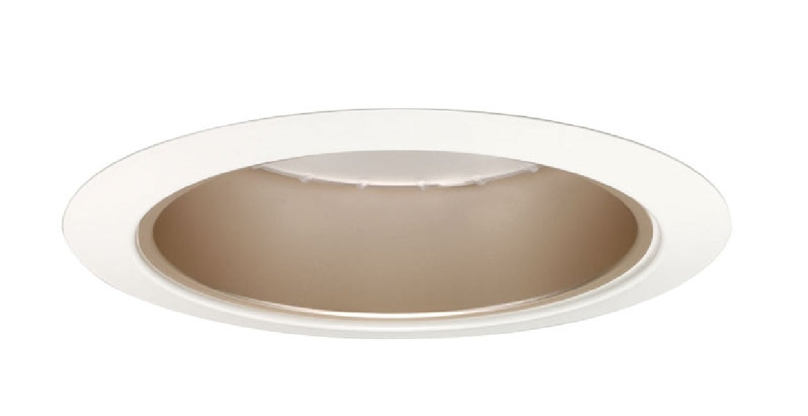 Juno Recessed Lighting 204WHZ-WH (204 WHZWH)  5" LED, Line Voltage Downlight Trim, Wheat Haze Reflector, White Trim