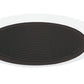 Juno Recessed Lighting 205B-WH (205 BWH) 5" LED, Line Voltage Baffle Trim, Black Baffle, White Trim