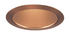 Juno Recessed Lighting 206WHZ-ABZ (206 WHZABZ) 5" Line Voltage Deep Cone Reflector Trim, Wheat Haze Reflector, Age Bronze Trim