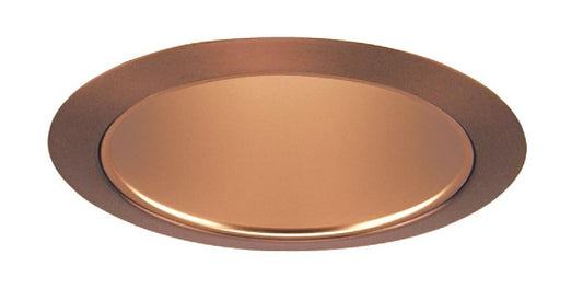 Juno Recessed Lighting 206WHZ-ABZ (206 WHZABZ) 5" Line Voltage Deep Cone Reflector Trim, Wheat Haze Reflector, Age Bronze Trim