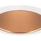 Juno Recessed Lighting 206WHZ-WH (206 WHZWH)  5" Line Voltage Deep Cone Reflector Trim, Wheat Haze Reflector, White Trim