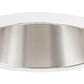 Juno Recessed Lighting 207HZ-WH (207 HZWH) 5" Line Voltage Cone Reflector Trim, Haze Reflector, White Trim