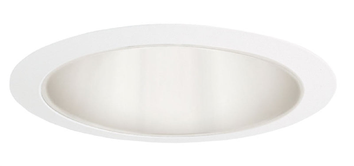 Juno Recessed Lighting 207W-WH (207 WWH) 5" Line Voltage Cone Reflector Trim, White Reflector, White Trim