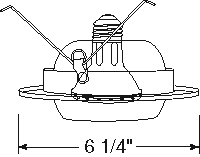 Juno Recessed Lighting 208NW-WH (208N WWH) 5" Line Voltage Adjustable Eyeball with Baffle Trim, White Baffle, White Trim