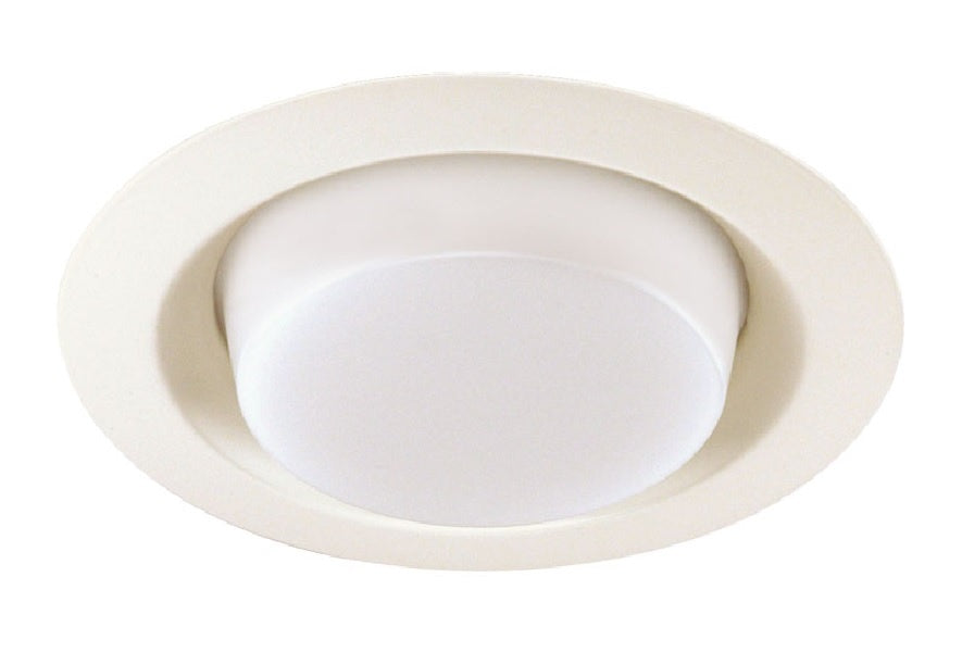 Juno Recessed Lighting 21-WH (21 WH) 6" LED, Line Voltage, Drop Opal Trim, White Trim