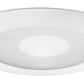 Juno Recessed Lighting 212-WH (212N-WH) 5" LED, Line Voltage Perimeter Frosted Lens Shower Trim, White Trim