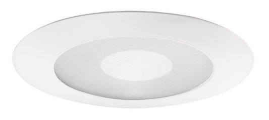 Juno Recessed Lighting 212-WH (212N-WH) 5" LED, Line Voltage Perimeter Frosted Lens Shower Trim, White Trim