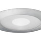 Juno Recessed Lighting 212N-SC (212N SC) 5" LED, Line Voltage Perimeter Frosted Lens Shower Trim, Satin Chrome Trim