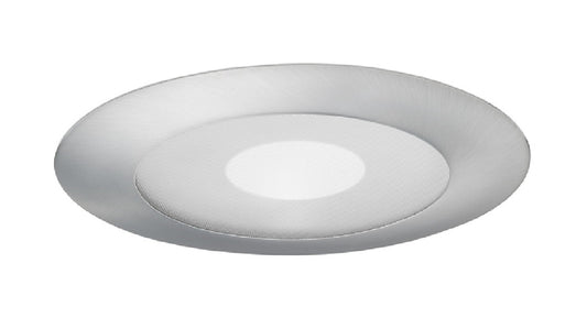 Juno Recessed Lighting 212N-SC (212N SC) 5" LED, Line Voltage Perimeter Frosted Lens Shower Trim, Satin Chrome Trim
