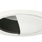 Juno Recessed Lighting 213B-WH (213G3B-WH) 5" Compact Fluorescent  Wall Wash Baffle Trim, Black Baffle, White Trim Ring