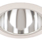 Juno Recessed Lighting 216C-WH (216 CWH) 5" Line Voltage, Compact Fluorescent Enclosed Cone Reflector Trim, Clear Reflector, White Trim