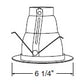 Juno Recessed Lighting 219WHZ-WH (219 WHZWH) 5" Compact Fluorescent, Cone Reflector Trim, Wheat Haze Reflector, White Trim