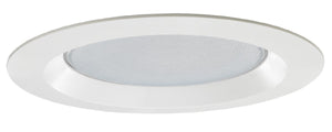 Juno Recessed Lighting 220-PW (220 PW) 6" Fluorescent, Albalite Lens with Reflector Trim, Plastic White Trim