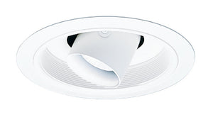 Juno Recessed Lighting 226W-WH (226 WWH) 6" Line Voltage, Cylinder Spotlight in Baffle Trim, White Baffle, White Trim
