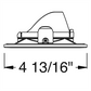 Juno Aculux Recessed Lighting 2301SQBHZ-BL-SF 2" LED Square Adjustable Regressed Beveled Pinhole, Lensed, Black Haze Reflector, Black Self Flanged Trim