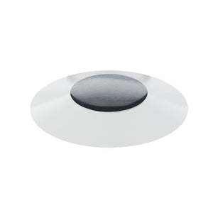 Juno Aculux Recessed Lighting 2302BHZ-WH-FM 2" Round Regressed Beveled LED, Low Voltage Flush Mount Pinhole Lensed, White Trim