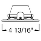 Juno Aculux Recessed Lighting 2302SQBHZ-BL-SF 2" LED Square Regressed Beveled Pinhole, Lensed, Black Haze Reflector, Black Self Flanged Trim