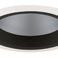 Juno Recessed Lighting 230CB-WH (230 CBWH) 6" Line Voltage, Economy A-Lamp Reflector with Baffle Trim, Black Baffle, White Trim
