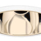 Juno Recessed Lighting 231G-WH (231 GWH) 6" Line Voltage, A-Lamp Reflector Trim, Gold Reflector, White Trim