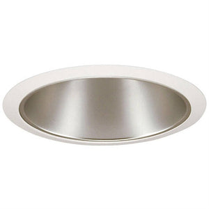 Juno Recessed Lighting 2320HZ-WH (2320 HZWH) 6" Fluorescent, Push-In Reflector Trim, Haze Reflector, White Trim