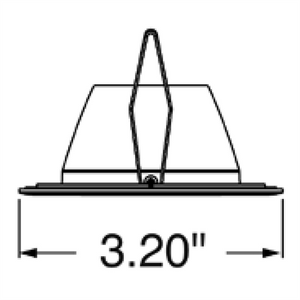 Juno Aculux Recessed Lighting 2337BHZ-WH-SF (2DPIN BD WHSF) New Construction 2" Round LED with 1-1/4" Pinhole, Black Diffuse Reflector, White Painted Flange Trim